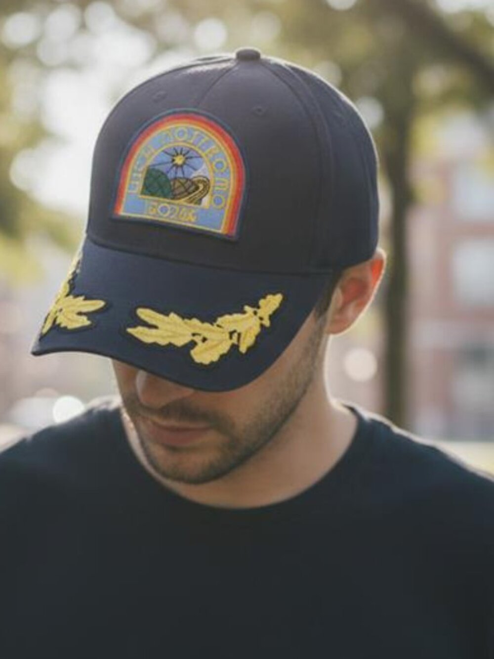 Alien Nostromo Hat USCSS Crew Embroidered Patch Baseball Cap Navy Blue New NWT